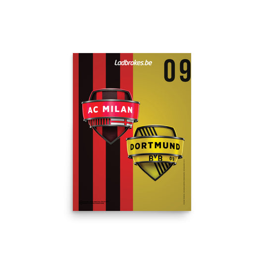 AC Milan vs Dortmund - 12 x 16
