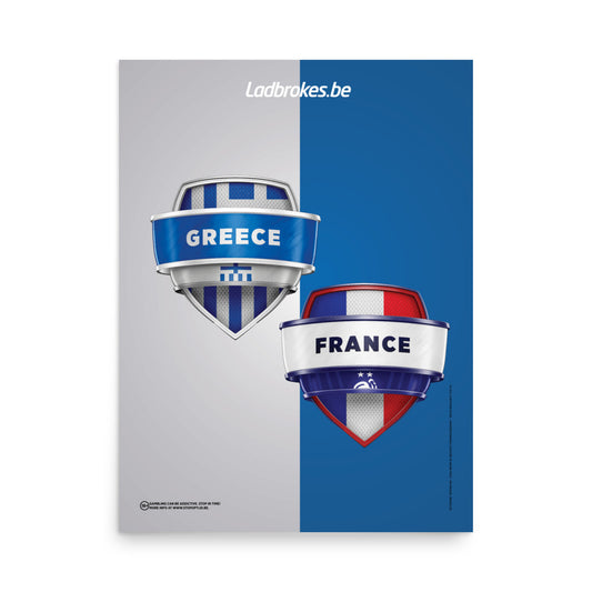 Grèce vs France - 18 x 24