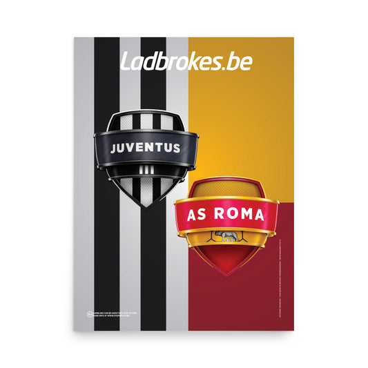 Juventus vs Roma - 18x24